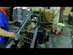 estantería de alambre maquinaria exhibición