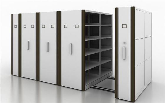 Manual Assist Push - Pull Rolling Mobile Shelf Storage Unit With 2 Bays