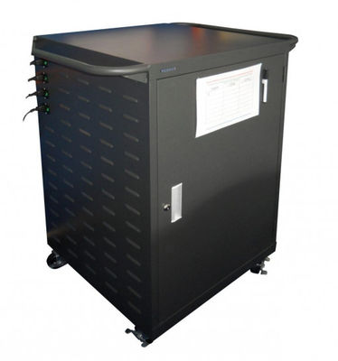 High Capacity Movable Laptop Tablet Storage & Charging Cart With Steel Material