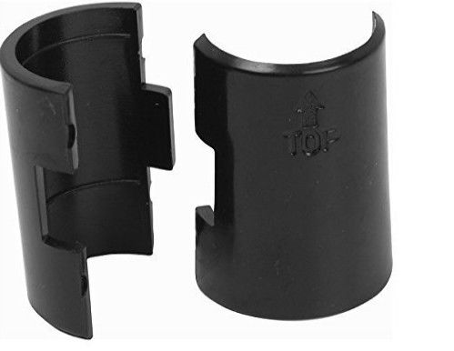 Shelving Lock Plastic Shelf Clips For 1" Diameter Posts , Shelving Unit Accessories