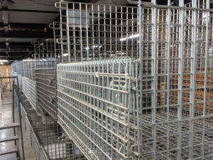 Material Handling Equipment Collapsible Wire Container 1000*800*860 Customized