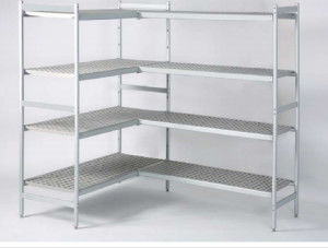 Heavy Duty Commercial Metal Storage Shelves / Mobile Adjustable Cold Room Racks
