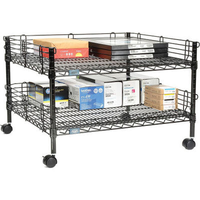 Standard Size Mobile Rack Unit / Lightweight Office Table Shelving
