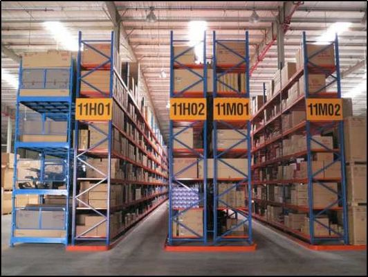 Bearing Capacity 1000 Kg Heavy Duty Storage Racks / VNA Pallet Racking for Tobacco Industry