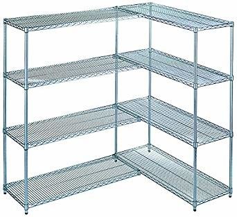 Kitchen 42"X 30" 4 Tier Wire Rack Unit / Adjustable Metal Wire Shelving