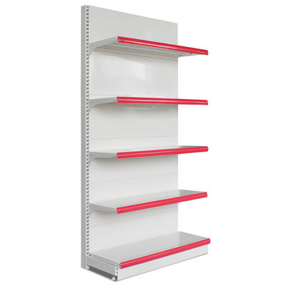Steel Supermarket Display Racks Single Side And Double Side For Snacks