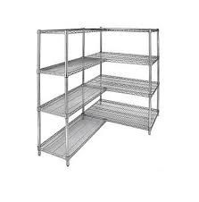 Merchandise Storage Large Capacity Chrome Shelving Unit  For Convenience Stores