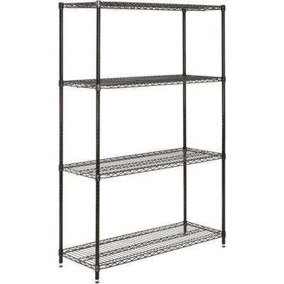 18" D X 42" W Office Supplies Storage Solution Epoxy Wire Shelving Unit