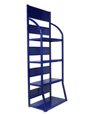 Metal Supermarket Display Racks Easy To Assemble And Saving Space