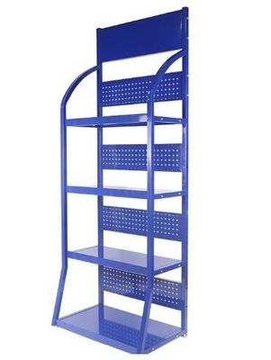 Metal Supermarket Display Racks Easy To Assemble And Saving Space