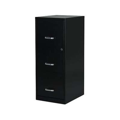 Movable Pedestal 3 Drawer Metal Filing Cabinet / Metal Document Cabinet