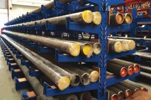 900KG Long Loads Heavy Duty Steel Racks For Piping Finished Paint