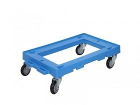 Multi - Function Delivery Logistics Transfer Cart / Plastic Dolly Trolley