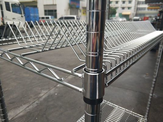 5 Layers Multiple Industrial Wire Shelving Organized SMT Reel Component Storage Metal Trolley Cart