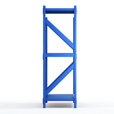 Three Layers Medium Duty Wide Span Shelving / 500 Kg Metal Storage Shelves