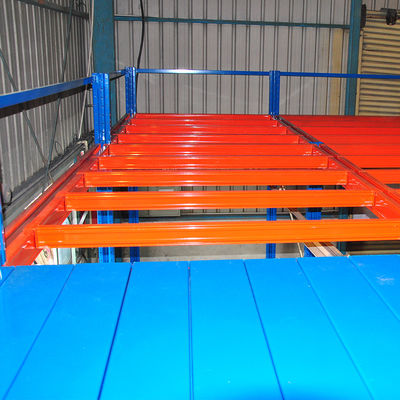 Supermarket Heavy Duty Storage Racks , Free Standing Mezzanine Kits 500 Kg Per Sq Meter