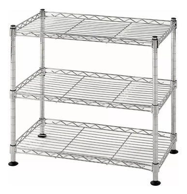3 Tier Lightweight Home Wire Shelving Rack Unit Garage Storage Organizer
