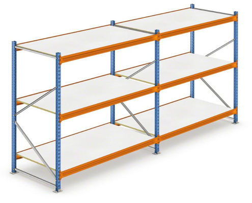 BSCI Q235 Steel Wide Span Shelving 72x36x18 Inches For Retailer