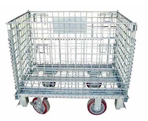 Durable Mesh 50 x 50 Folding Wire Container 48x40x42 Loading 600 kg