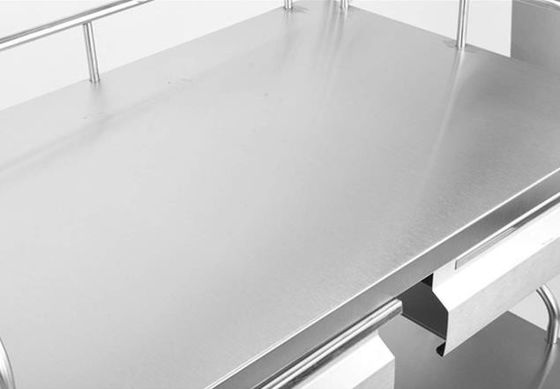Stabilized Stainless Steel Medical Surgery Cart Clinic Infusion Car Beauty Salon Shelf