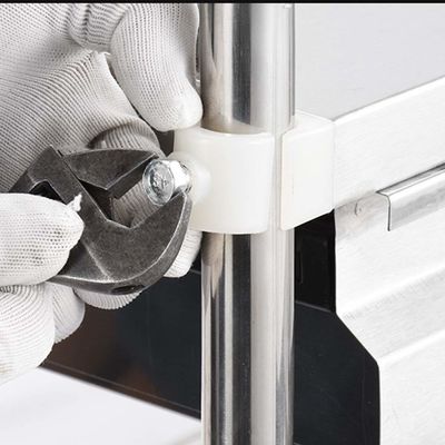 Stabilized Stainless Steel Medical Surgery Cart Clinic Infusion Car Beauty Salon Shelf