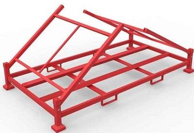 Warehouse Heavy Duty Storage Racks / Collasible Tire Racks Stacking Height 3