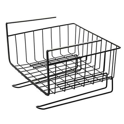 Under Cabinet Hanging Shelf Wire Basket Organizer For Cabinet Extra Storage Space