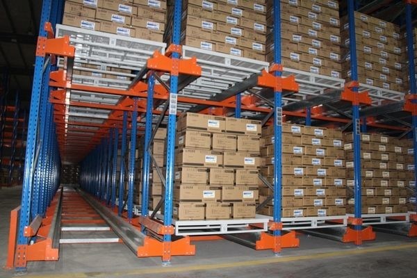 Space Saving Storage Drive In Drive Through Racking System Seafood Storage