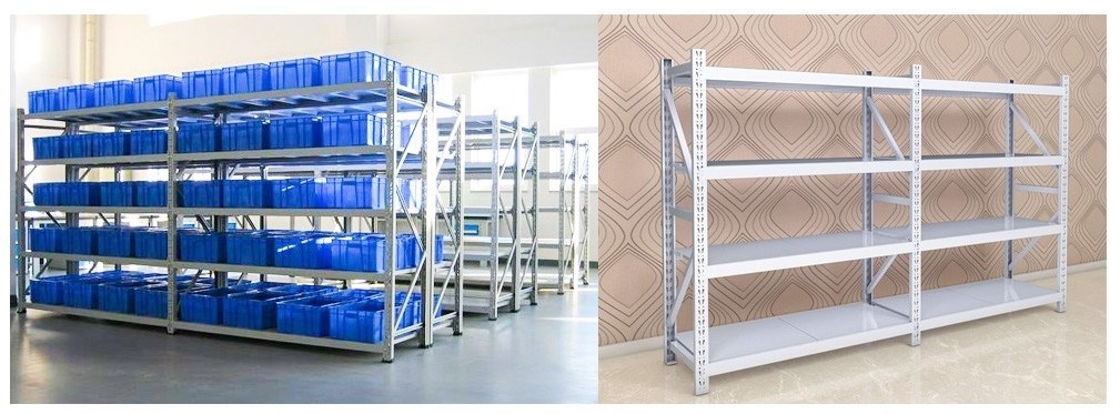Wide Span Shelving For Industrial Hardware Market / Medium Duty Racking System