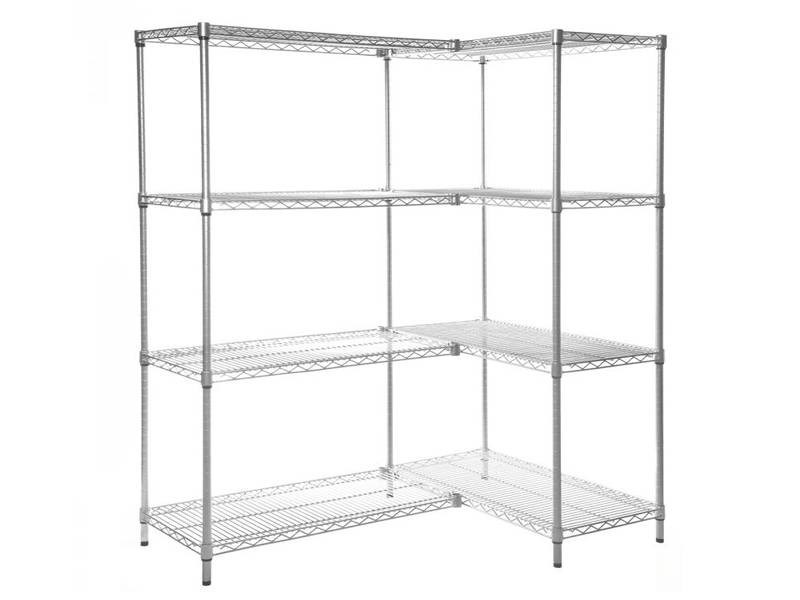 Commercial Heavy Duty Storage Shelving Chrome Adjustable Add kit Rack Unit