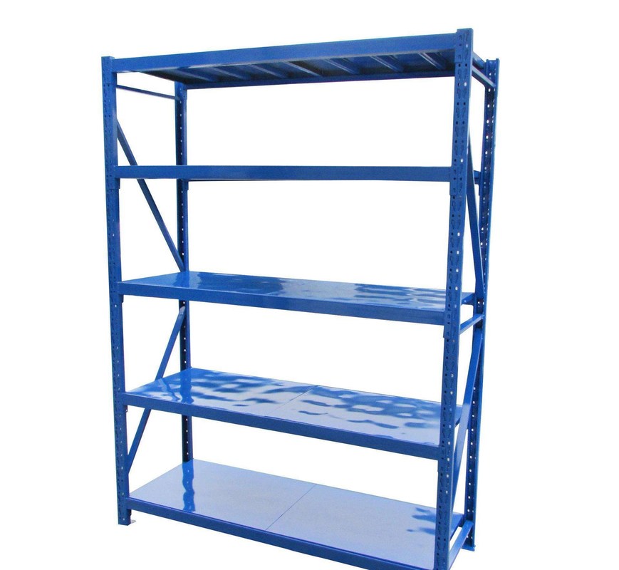 Long Span Steel Light Duty Shelving For Leather Industry 300kg Loading