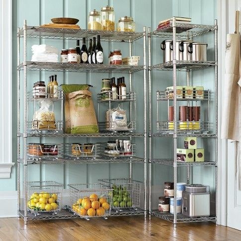 5 Shelf Kitchen Classified Storage Rack Large Capacity Wire Shelving