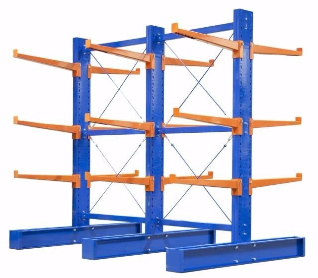 Custom Sizes And Colours Heavy Duty Storage Racks  / Warehouse Cantilever Racks