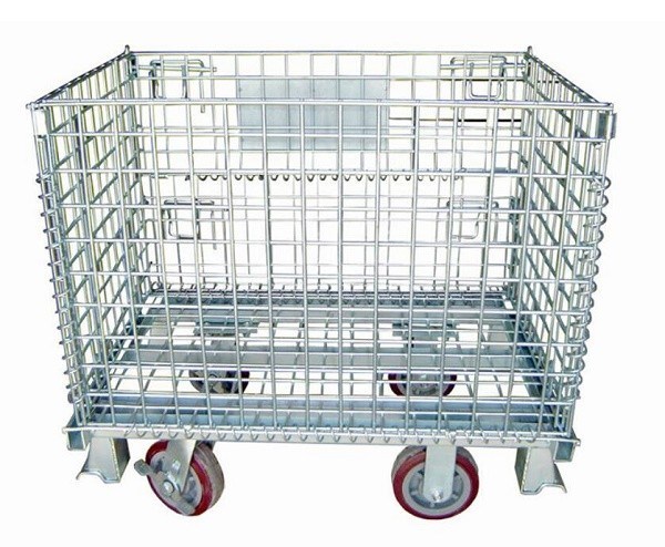 Durable Mesh 50 x 50 Folding Wire Container 48x40x42 Loading 600 kg