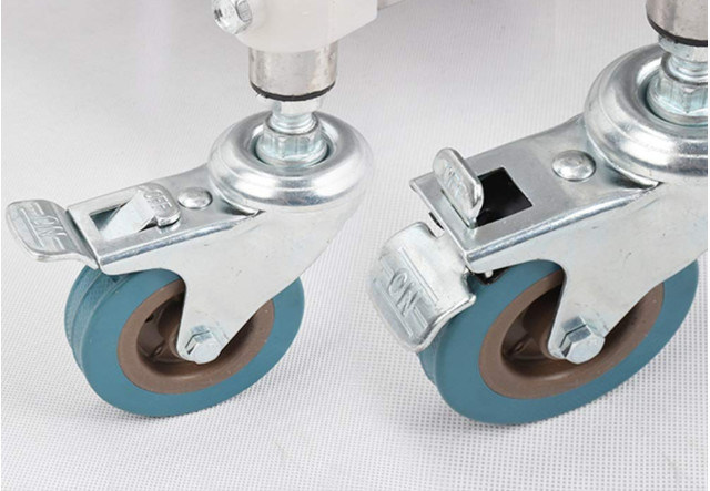 Stabilized Stainless Steel Medical Surgery Cart Clinic Infusion Car Beauty Salon Shelf